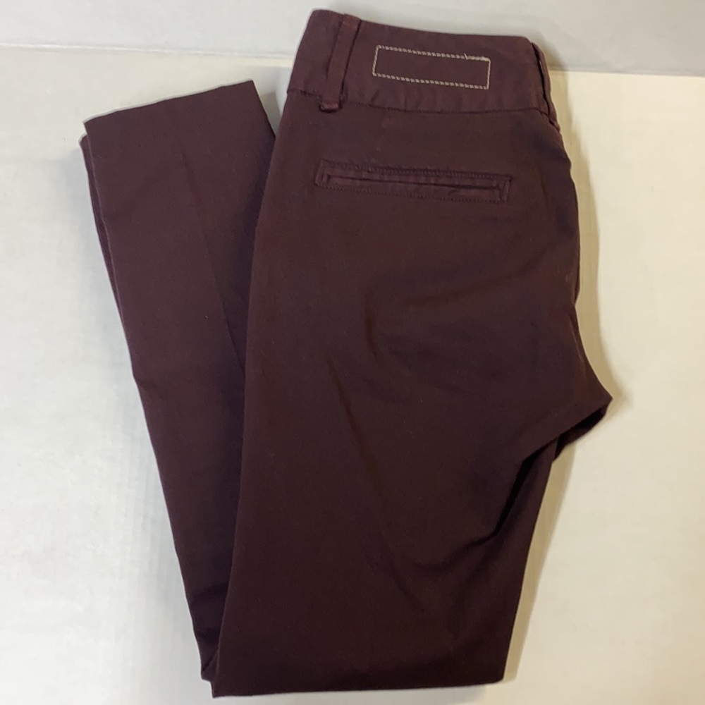 rag & bone Burgundy Chino Style Pant/Jean